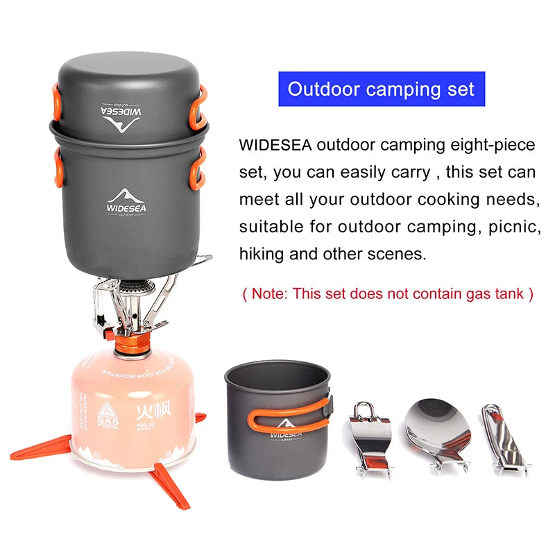Camping Cookware Set Outdoor Tableware Supplies