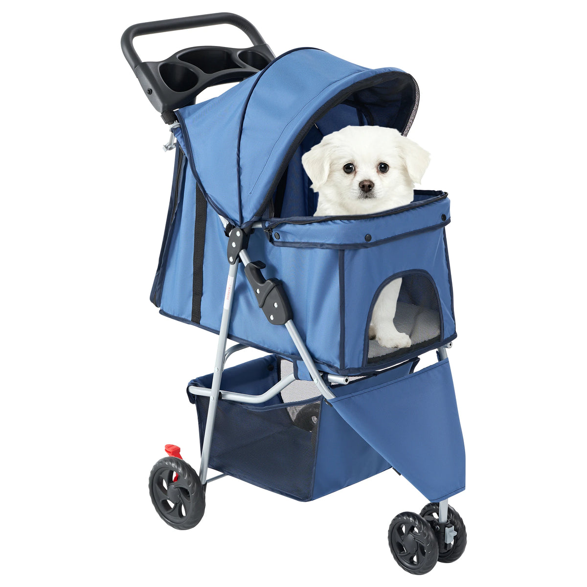 Foldable Pet Stroller for Small Dogs and Cats