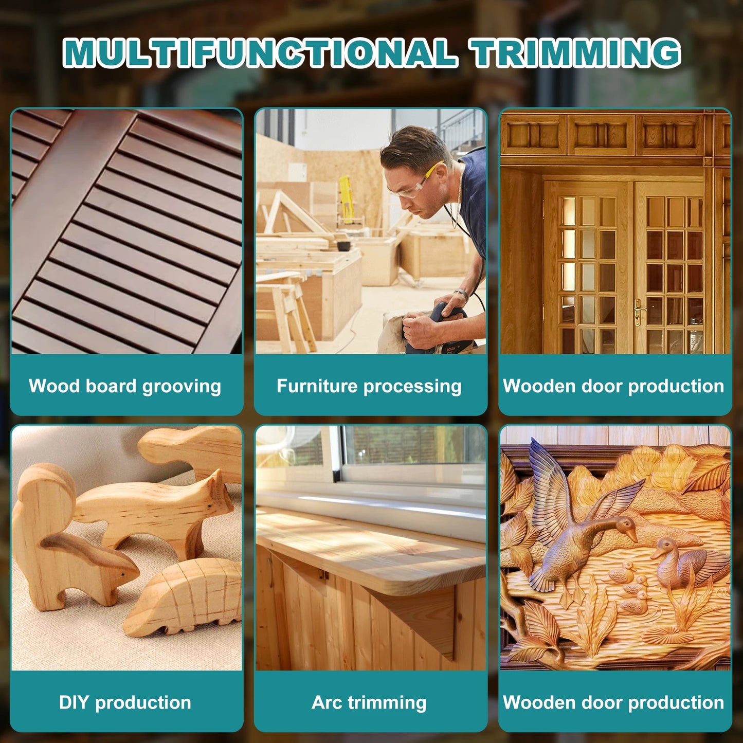 Electric Trimmer Wood Router