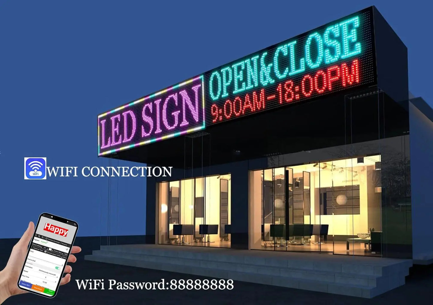 Programmable Led Sign For Businesses