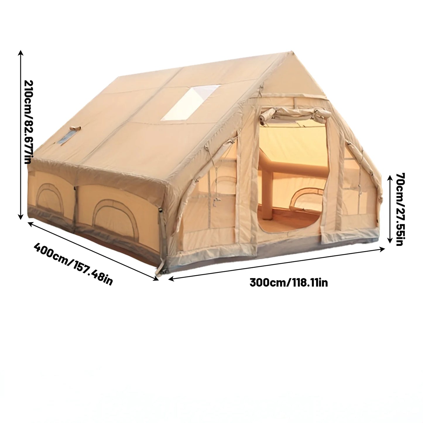 Inflatable Camping Tent - Quick-Setup
