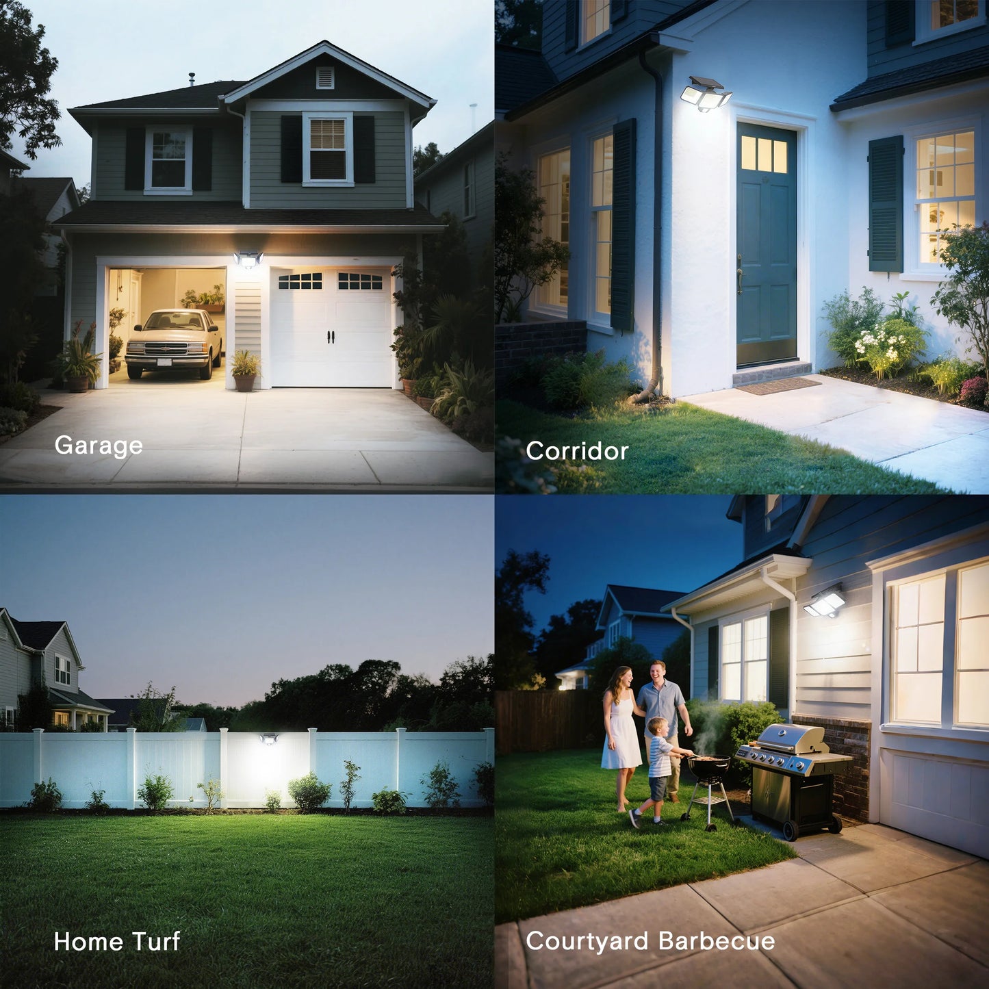 Motion Sensor Security Light for Porches Garages Yards