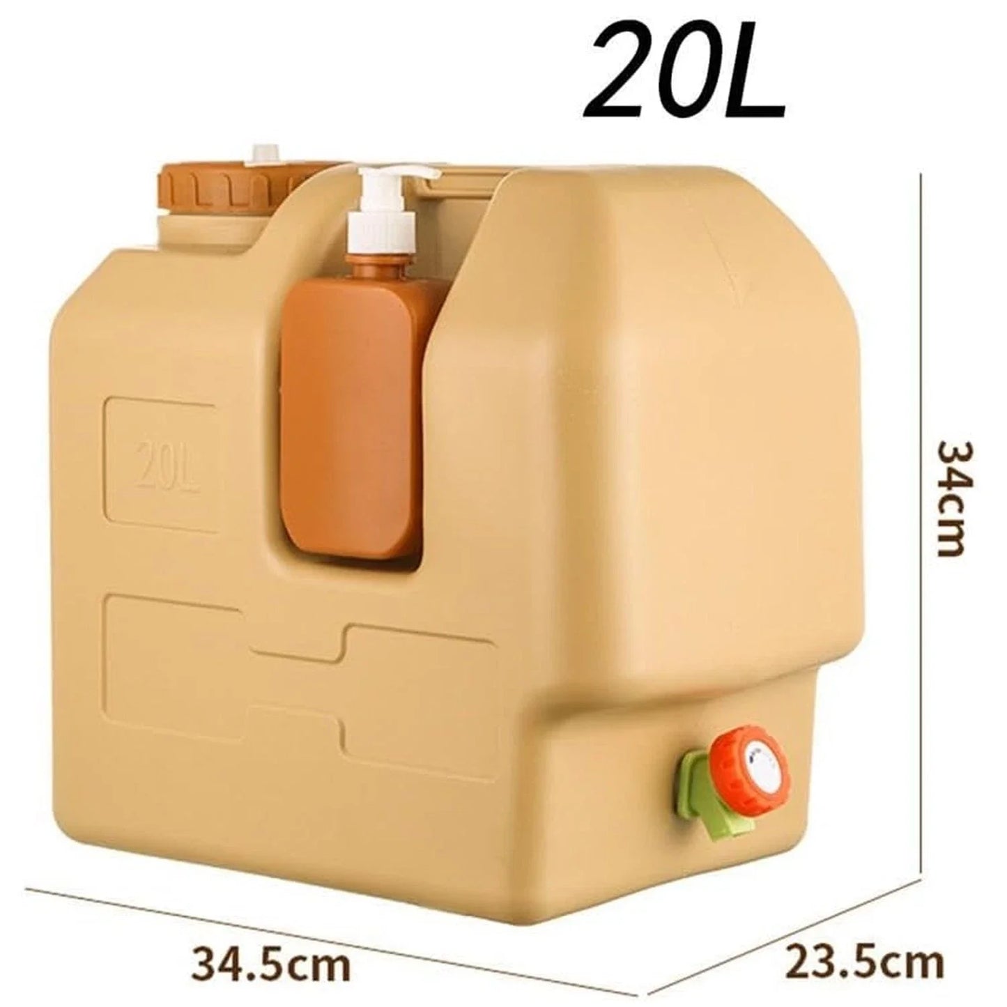 Water Container, Portable Camping With Spigot