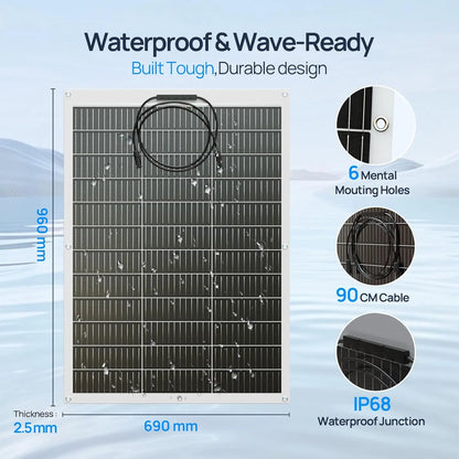 Flexible Solar Panel for RV