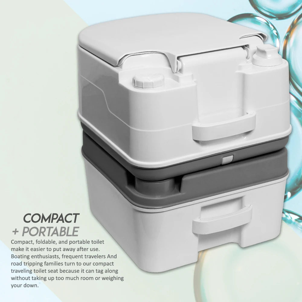 Portable Toilet Camping  with  Leak-Proof Pumping