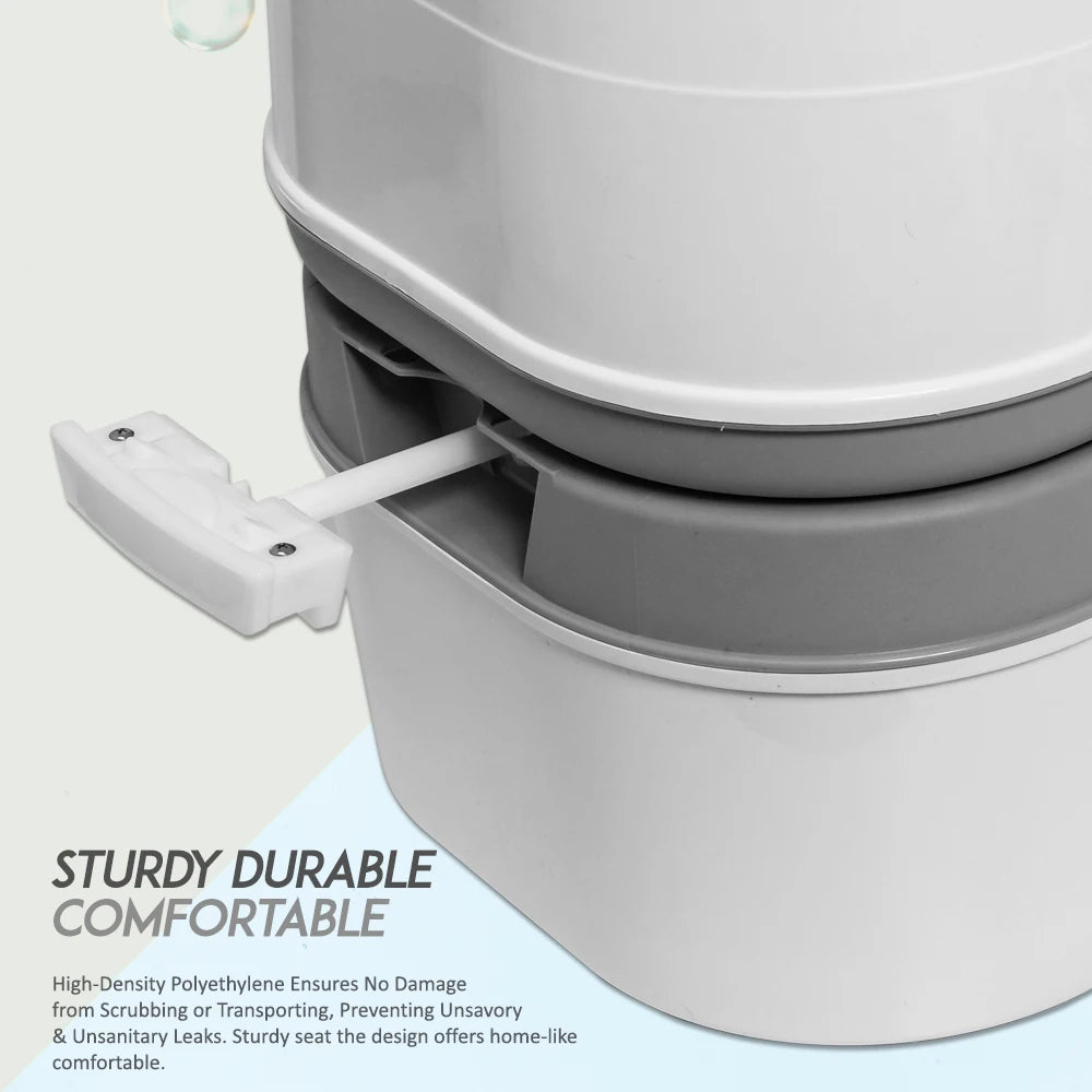 Portable Toilet Camping  with  Leak-Proof Pumping