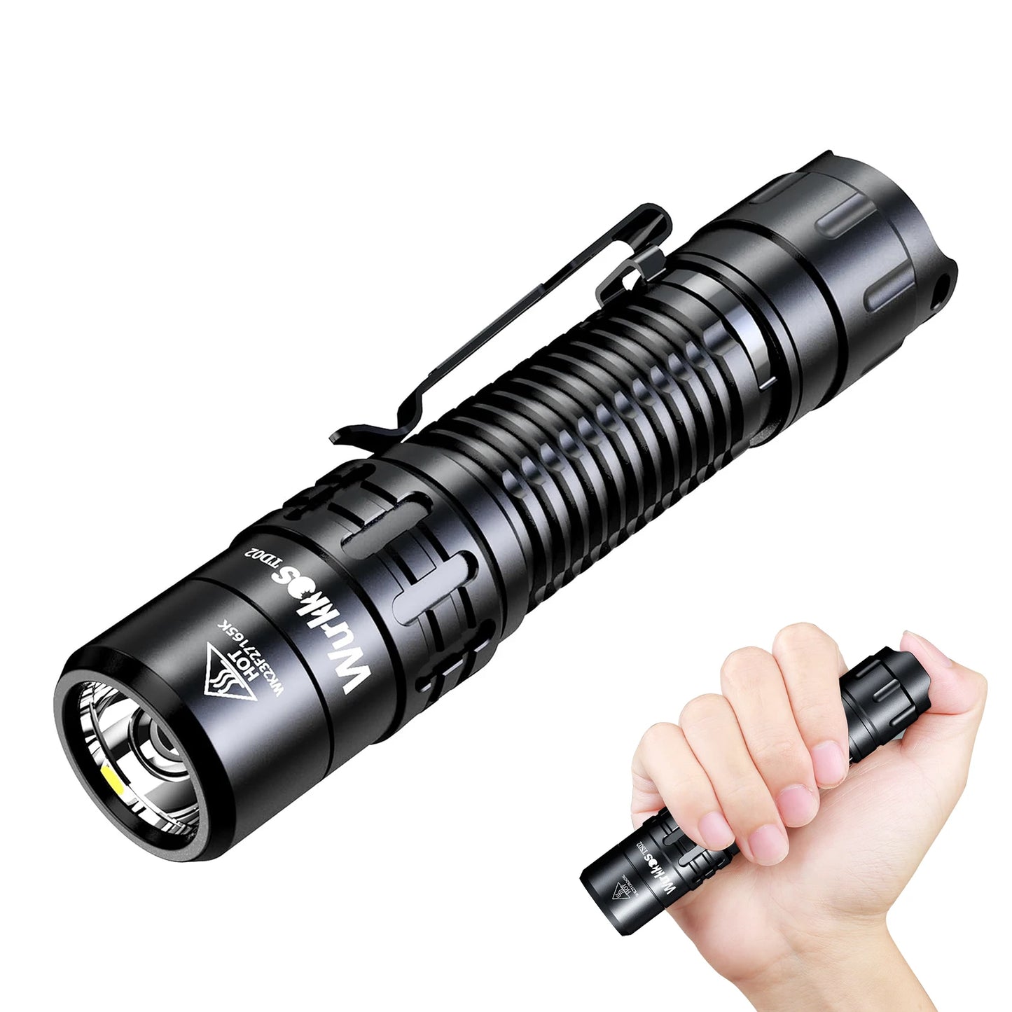 Tactical Flashlight, 2000 Lumens, Rechargeable Battery
