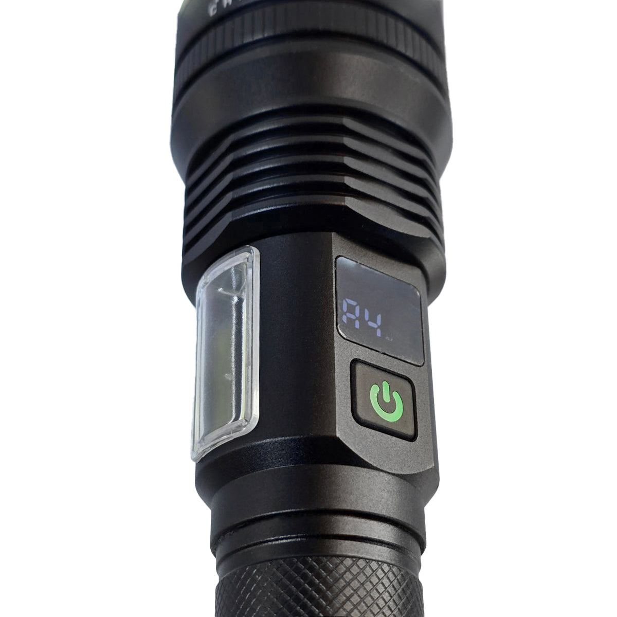 Muctac CHARGE Flashlight, 5000+ LMS, Zoomable, LED, USB, IP65, Aluminum Alloy