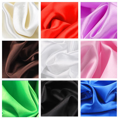 34 Color Soft Satin Fabric