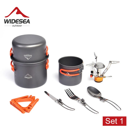 Camping Cookware Set Outdoor Tableware Supplies