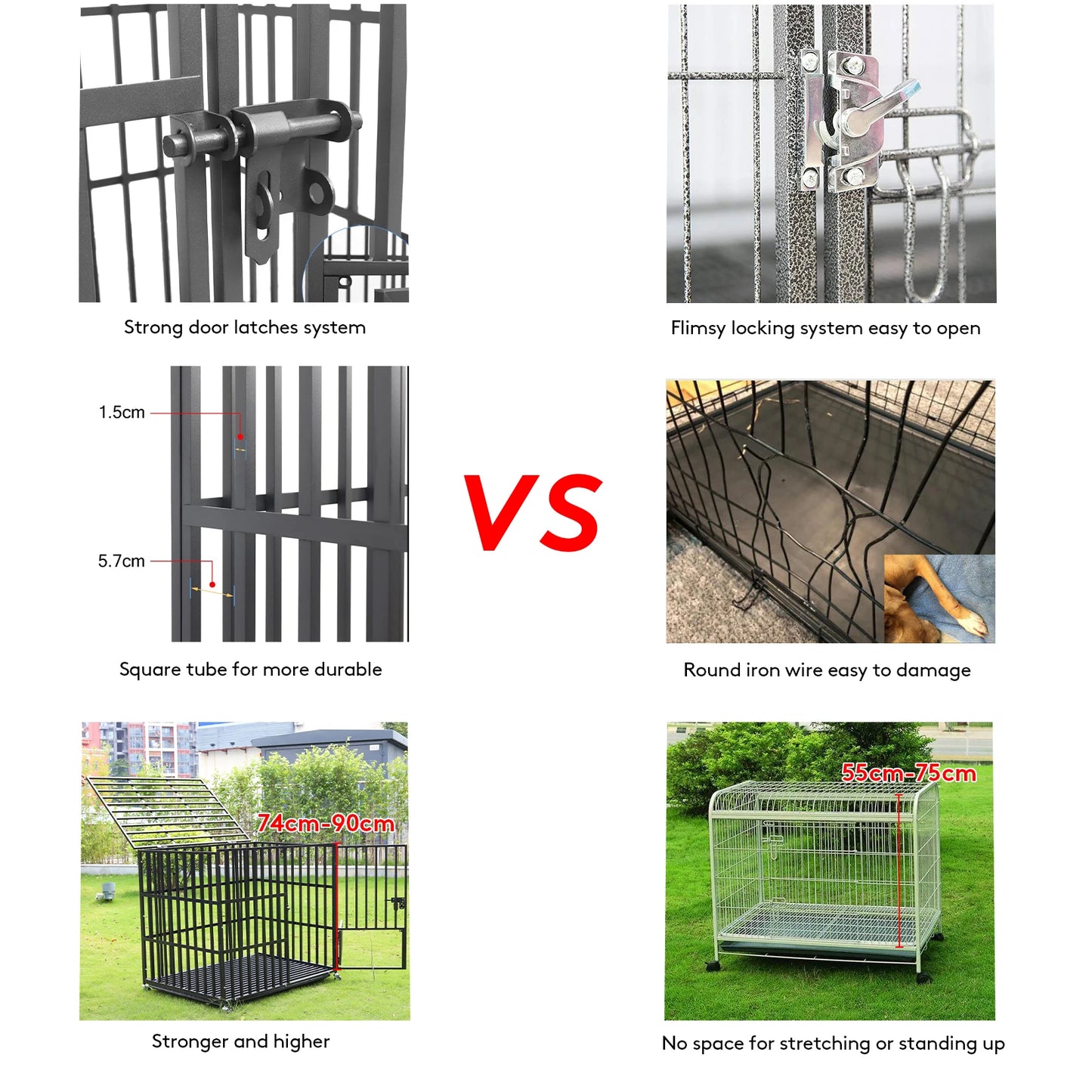 Rolling XXL Pet Cage