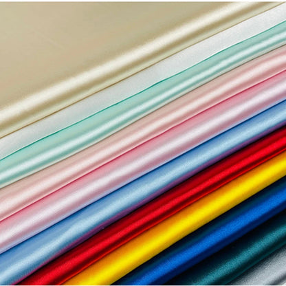 34 Color Soft Satin Fabric