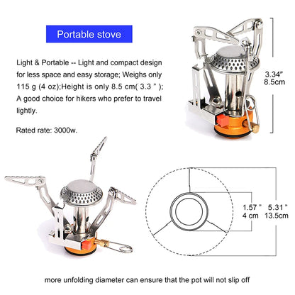 Camping Cookware Set Outdoor Tableware Supplies