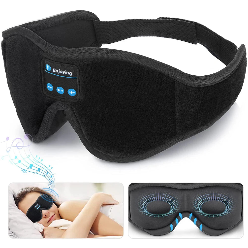Mask For Sleep Headphones Play Music
