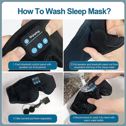 Mask For Sleep Headphones Play Music