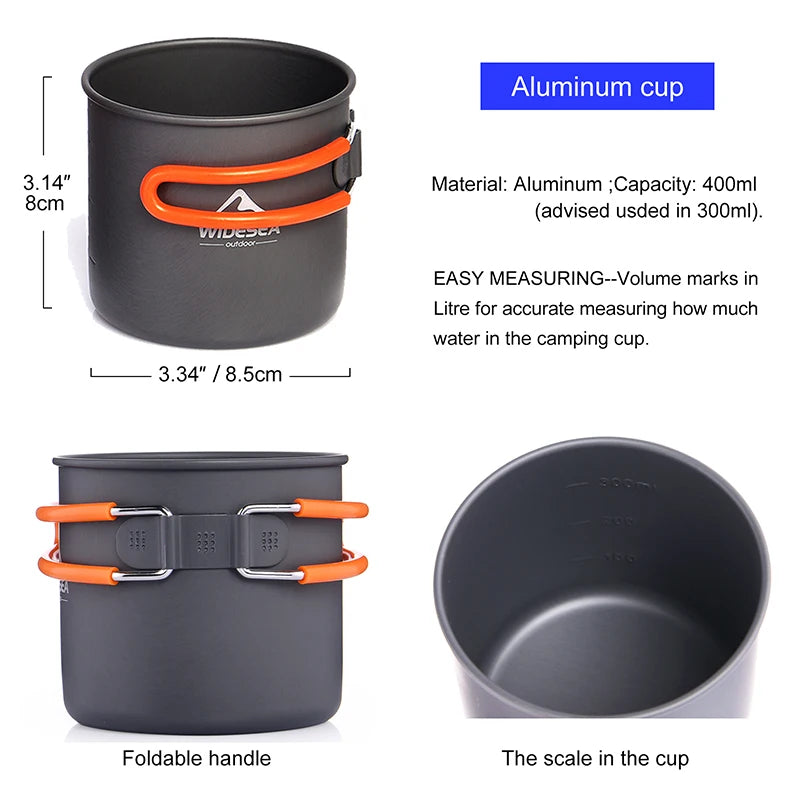 Camping Cookware Set Outdoor Tableware Supplies