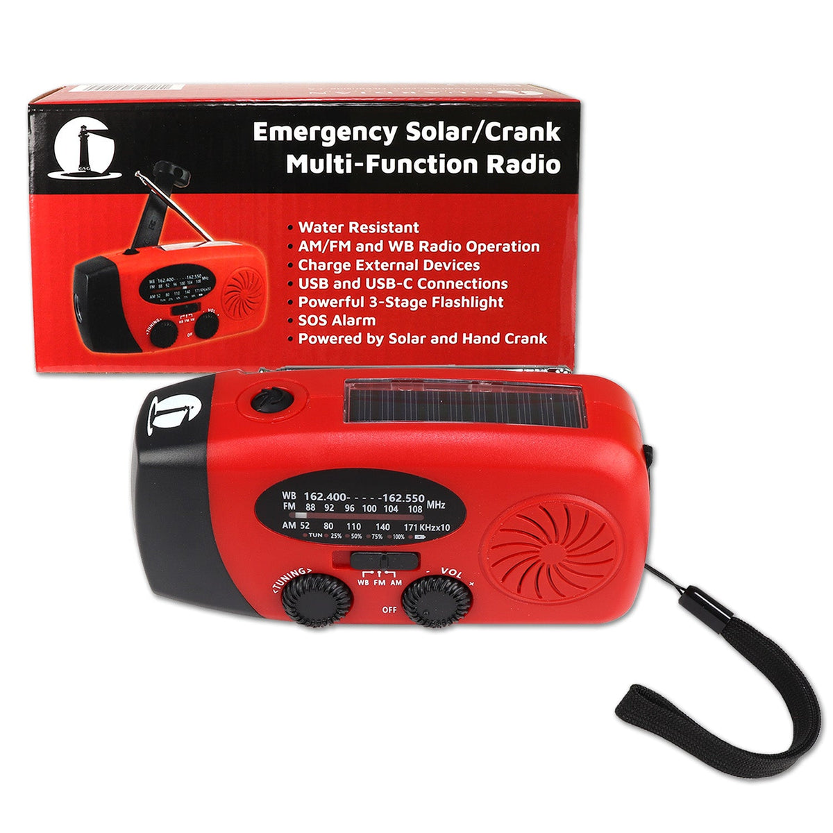 4-in-1 Dynamo NOAA Radio and Flashlight