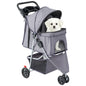 Foldable Pet Stroller for Small Dogs and Cats