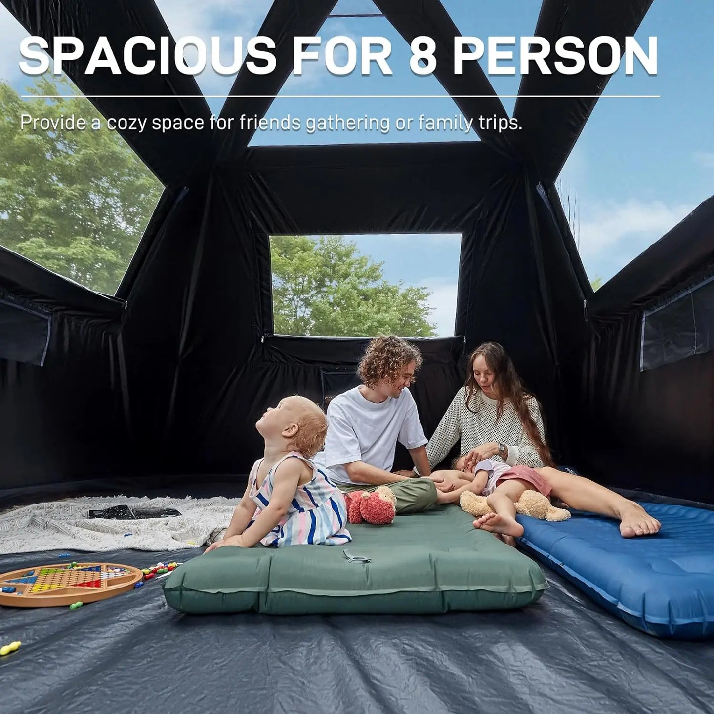 Blackout Design Cabin Tent, Camping, Family