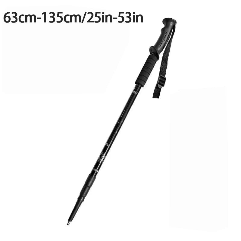 Ultralight Walking Trekking Poles Collapsible Aluminum  Hiking Grips Sticks Alpenstock Adjustable Non-slip Nordic Adult Canes Te