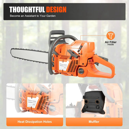 24" 2 Stroke Handheld Cordless Chain Saw