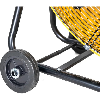30 Inches 12350 CFM Floor Drum Fan, DC Brushless Motor