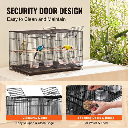 Bird Cage Stackable Divided Small Animal Cage