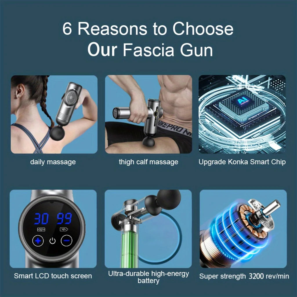 Massage Gun Deep Muscle Relax Body Neck