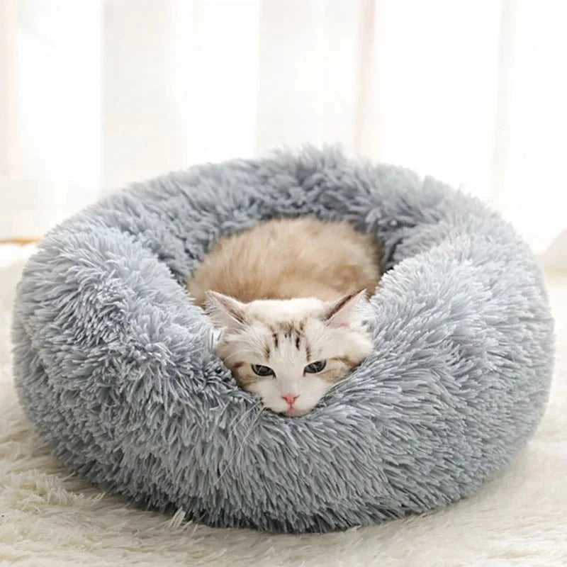 Donut Round Bed Comfortable Sleeping  for  Dog and Cat