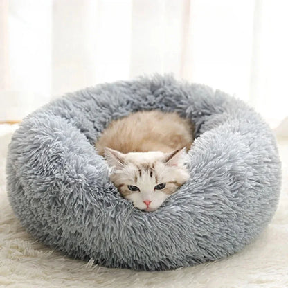Donut Round Bed Comfortable Sleeping  for  Dog and Cat