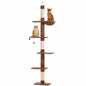 Cat Tree with Sisal Scratching Posts, Cozy Hammock