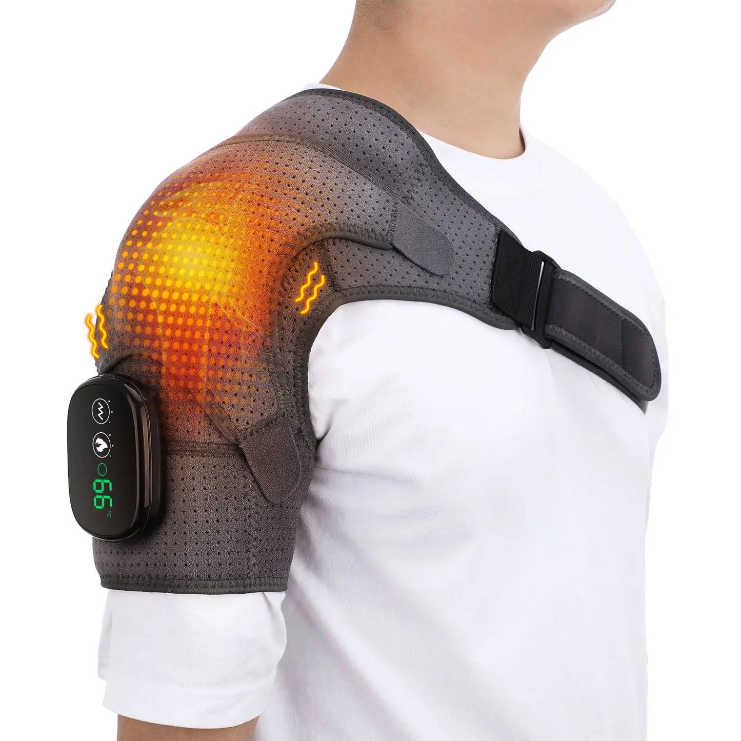 Shoulder Massage Belt Led Hot Compress