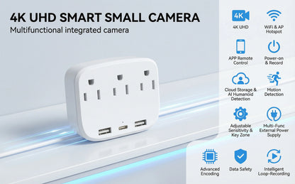 Mini Camera  HD WiFi Remote Viewing, Motion Detection, Recording,