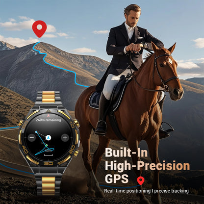 GPS Smartwatch with Flashlight, Bluetooth, Waterproof  for Men Women