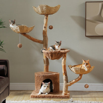 Cat Tree Tower with Sisal Scratching Post