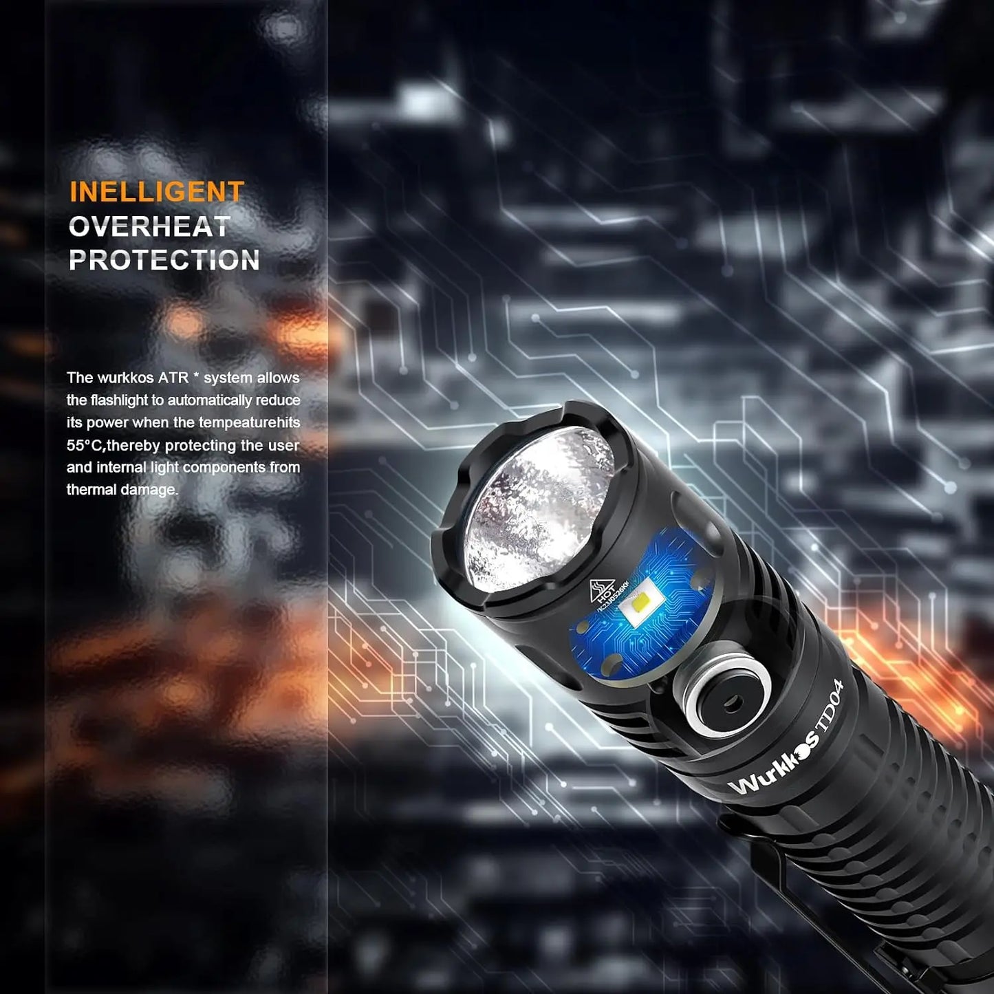 Rechargeable Dual-Mode Tactical Flashlight