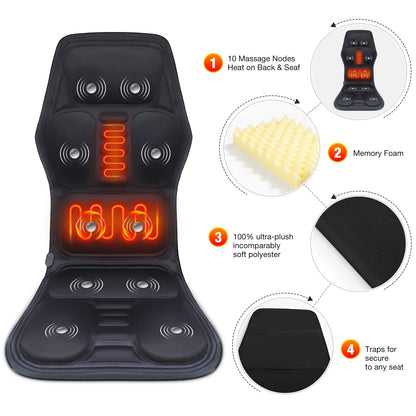 Electric Back Massager, Infrared, Vibrator
