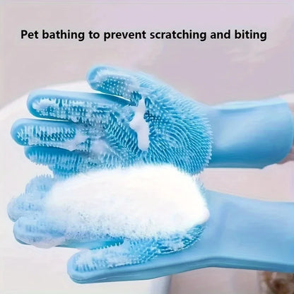 Dog Cat Bathing Hair Removal Glove