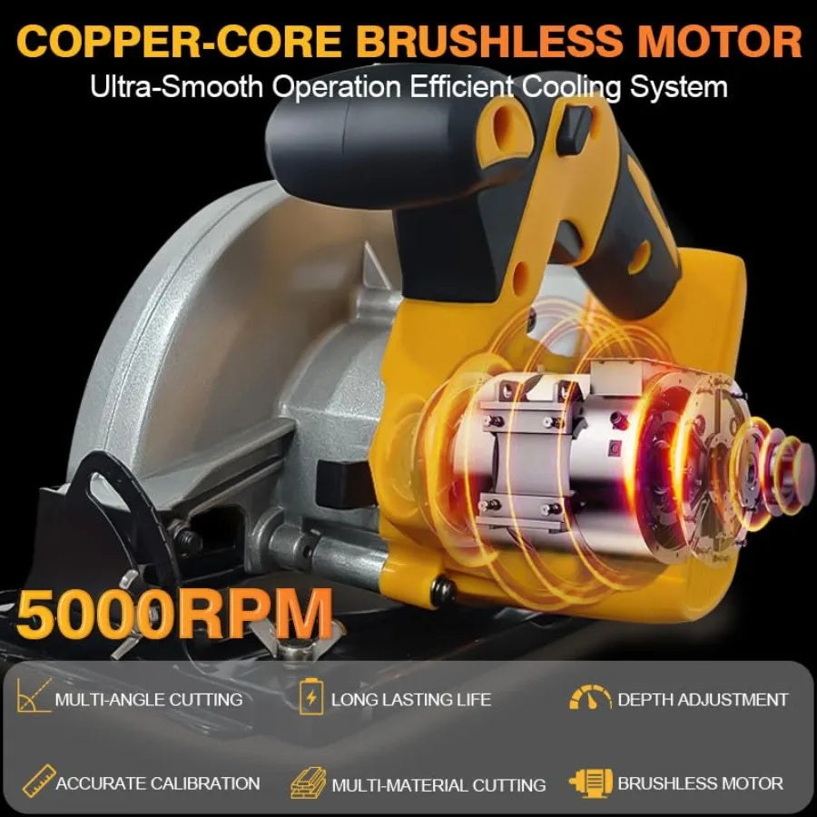 Cordless Circular Saw -  7"