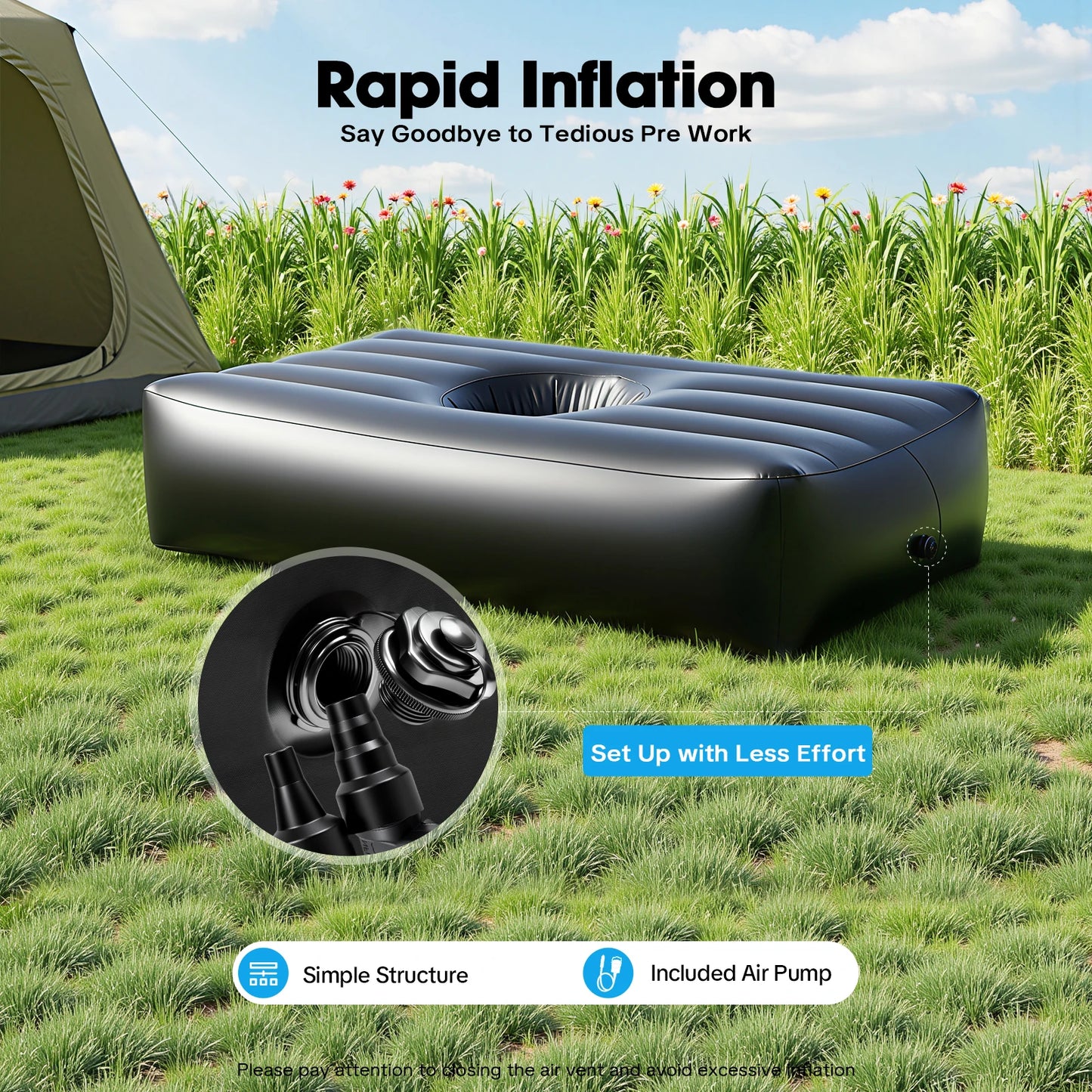Inflatable Air Mattress,  for Camping