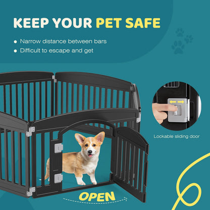 Dog Playpen  for Medium Dogs Indoor Outdoor