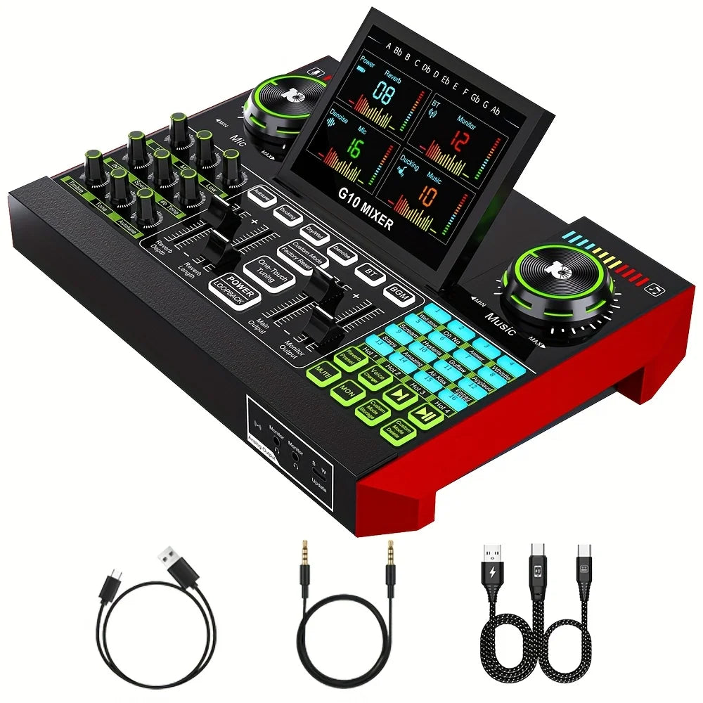 Audio Mixer with Voice Changer for Streaming, Podcasting, Live Recording