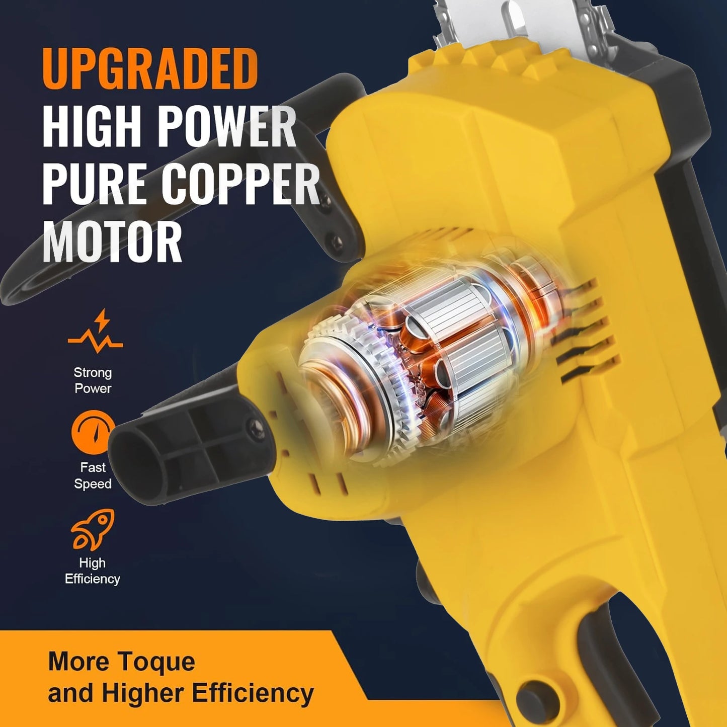 12 Inch  Chainsaw Handheld Electric  with Batteries