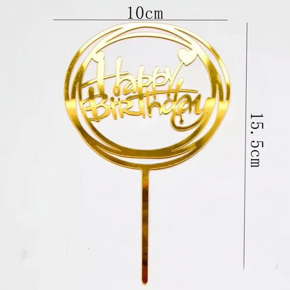 Happy Birthday Cake Topper