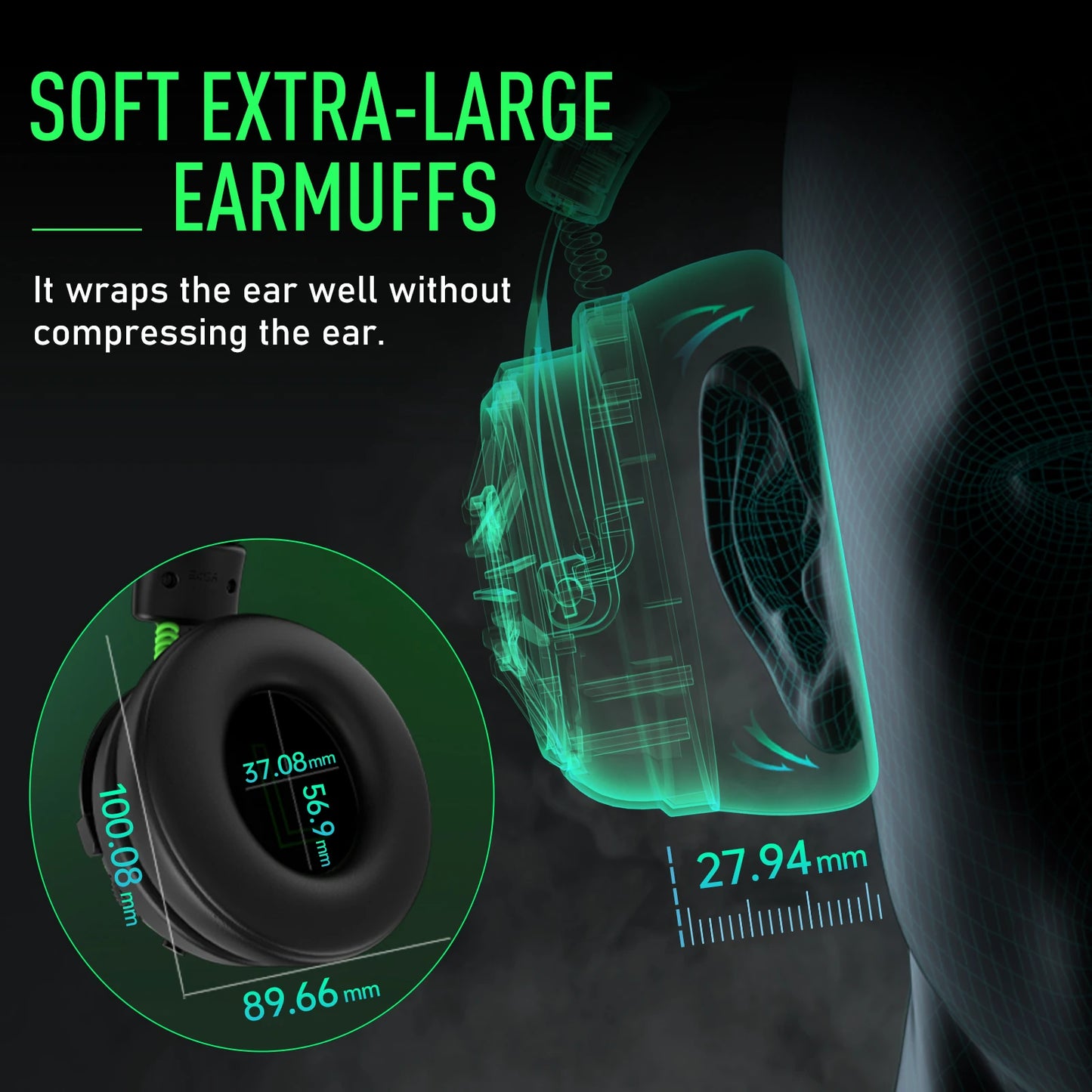 Gaming Headphones for PC/PS4/Xbox/Switch,