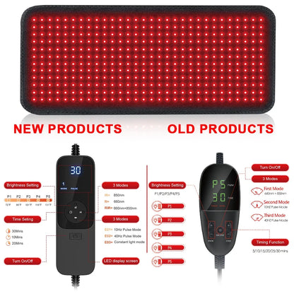 Updated Red Light Heating Pad Muscle Pain, Infrared