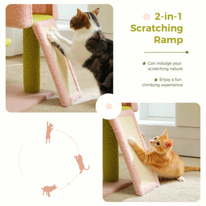 Cat Tree, Cat Tower with Sisal Covered Scratching Posts