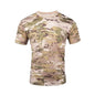 Camouflage T-shirt Men Breathable Tactical Combat