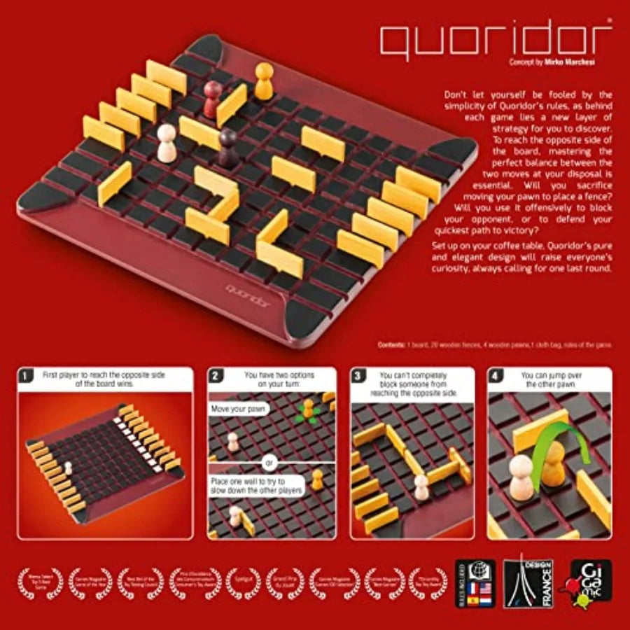Mensa Wooden Abstract Strategy Game