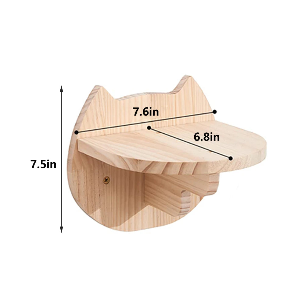 Wall Mounted Cat Shelves,  Hammock, Climbing Steps